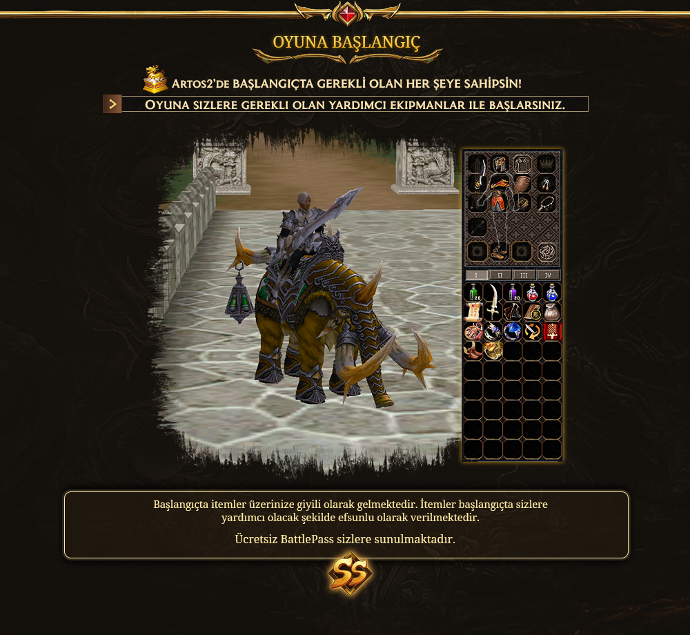Artos2, Artos2 pvp