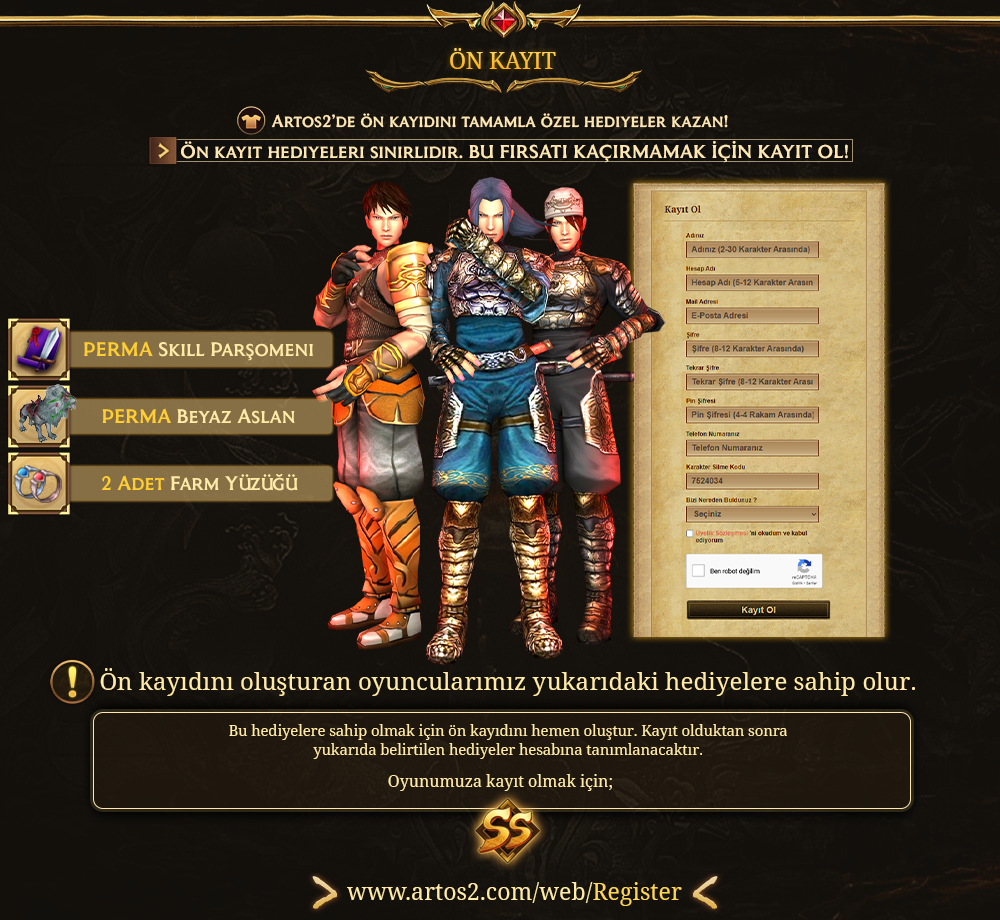Artos2, Artos2 pvp